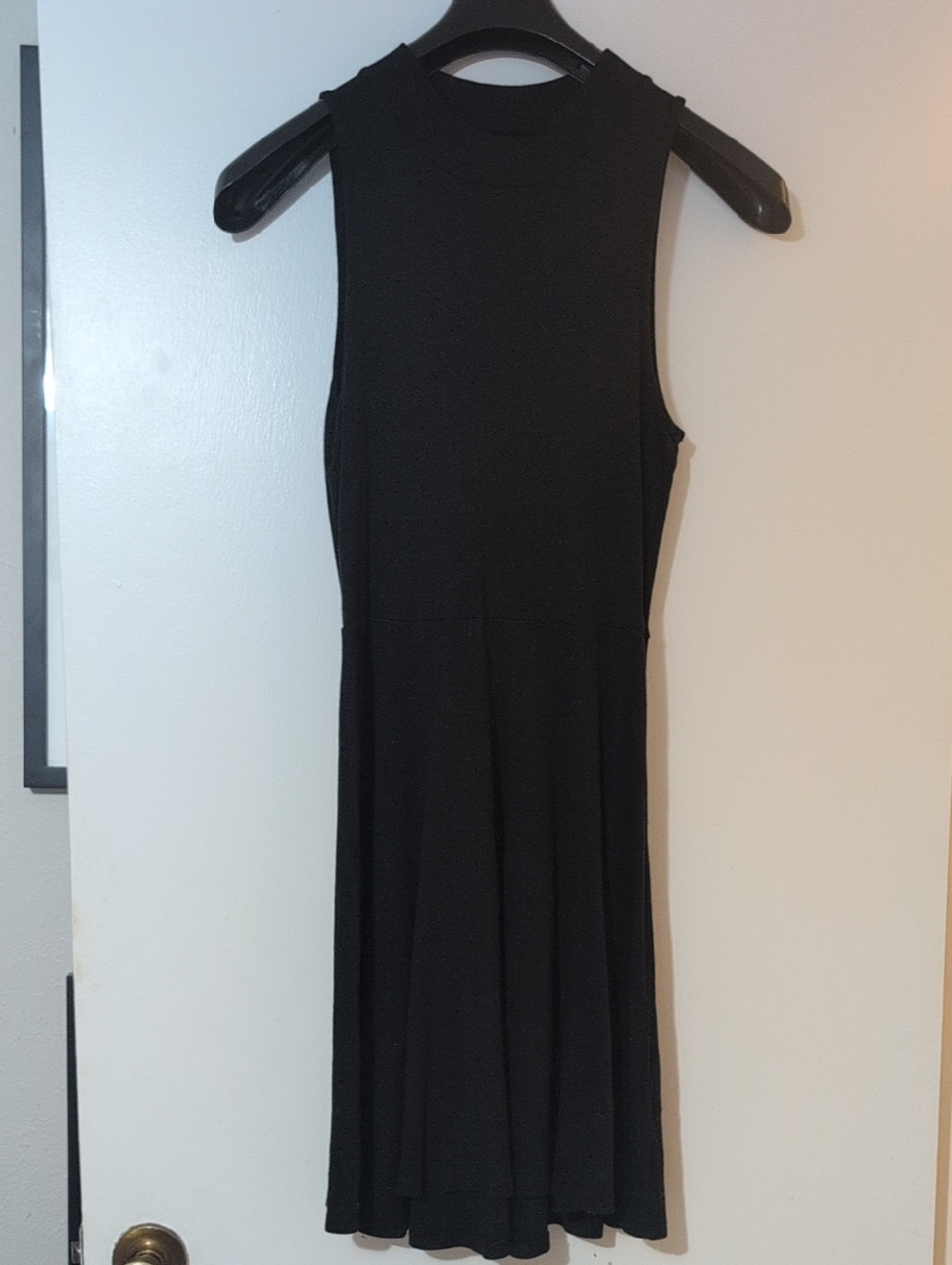 ••• Three Dot Classic Black Sleeveless Fit & Flare Dress